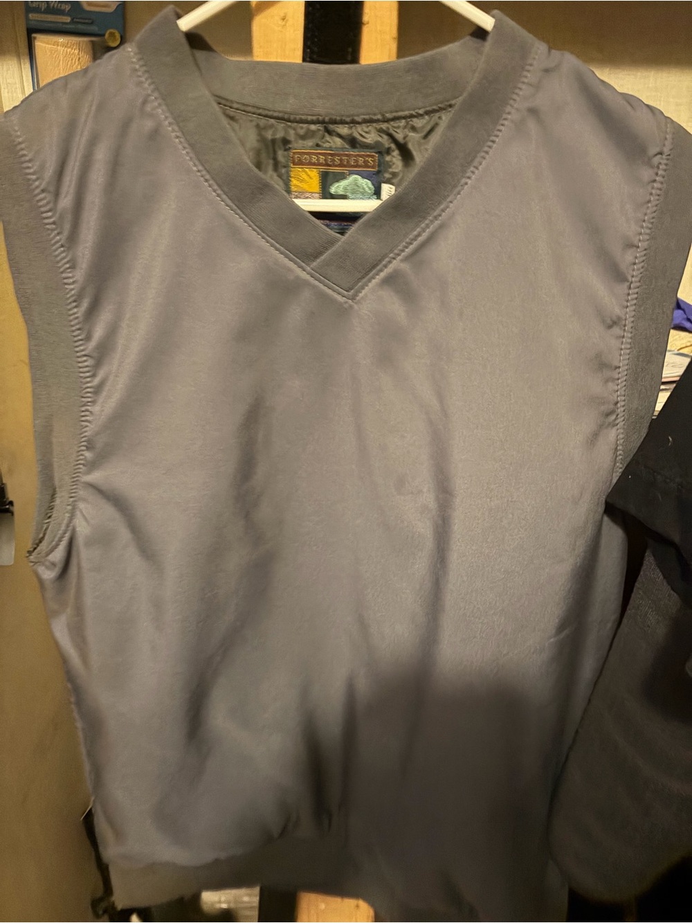 Women’s  Gray V-Neck Sweater Vest